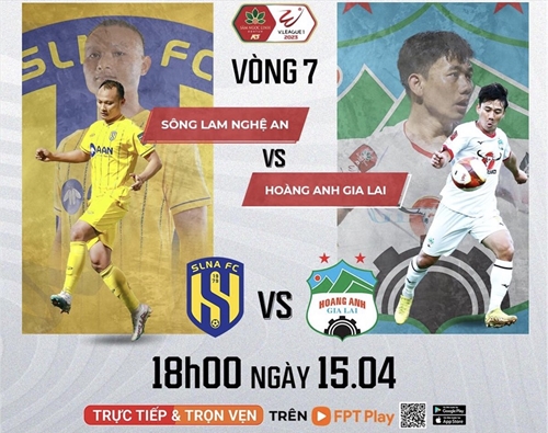 Link xem trực tiếp Sông Lam Nghệ An và Hoàng Anh Gia Lai (vòng 7 V-League 2023)